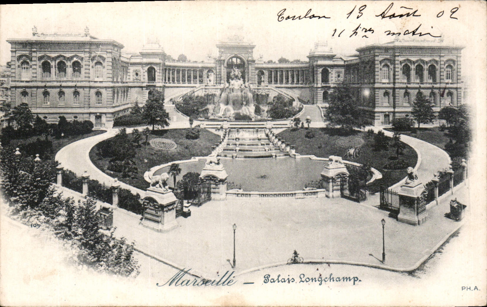 CPA Marseille Palais Longchamp 