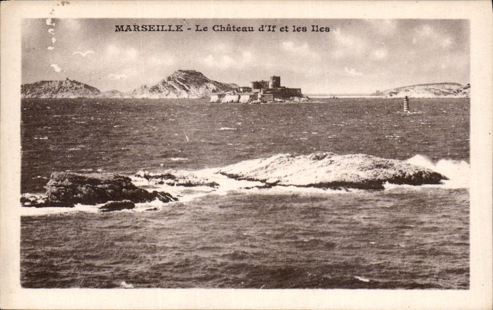 CPA Marseille le Chateau d'If et les Iles 