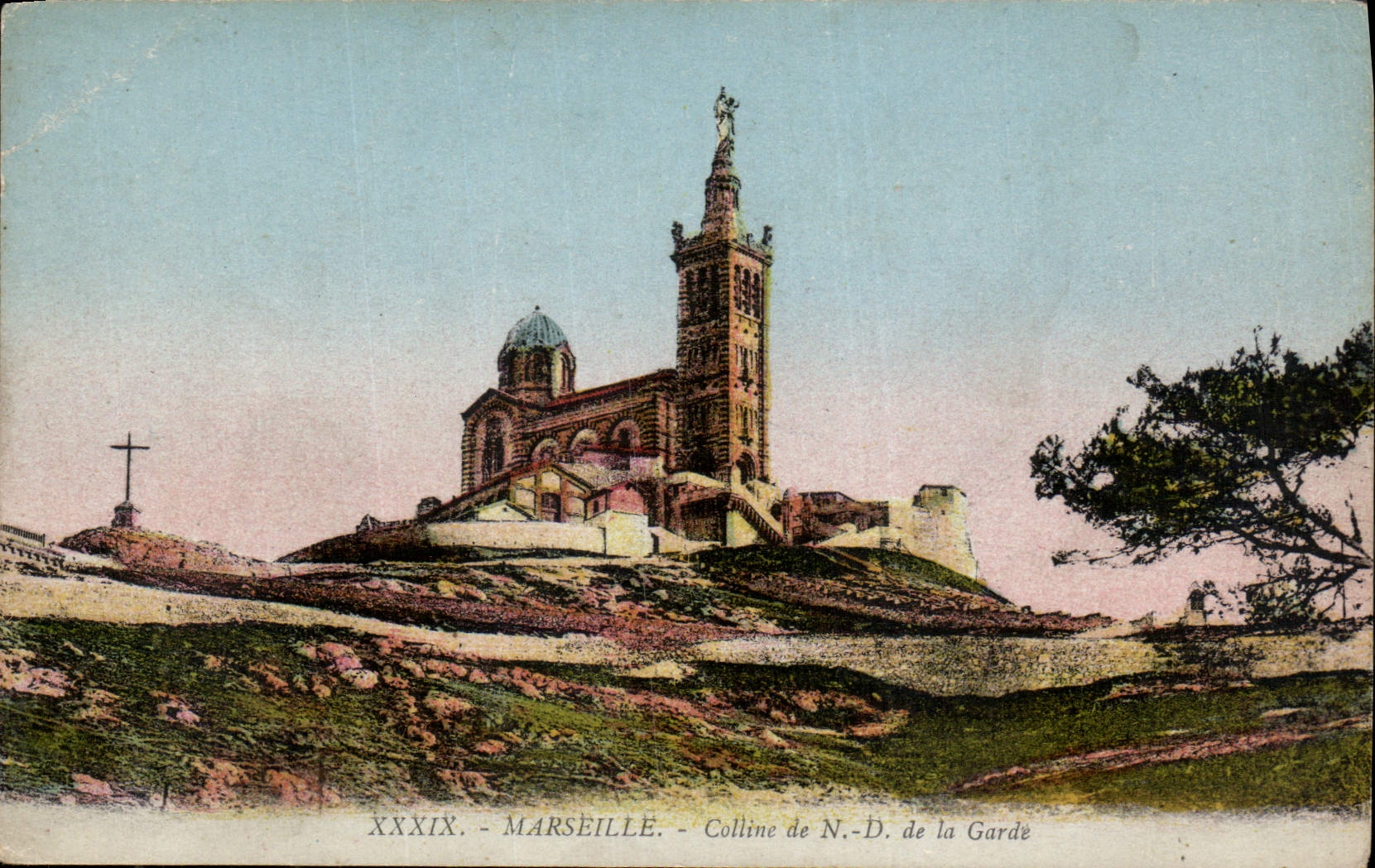 CPA Marseille Colline de N D de la Garde 