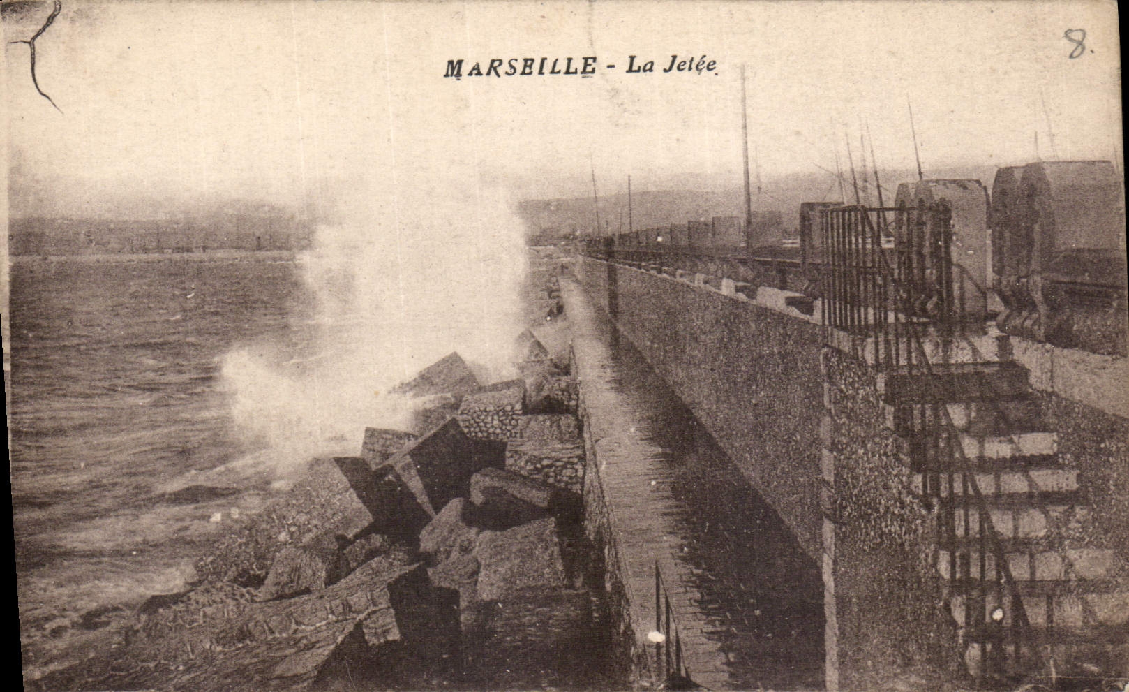 CPA Marseille la Jetee 