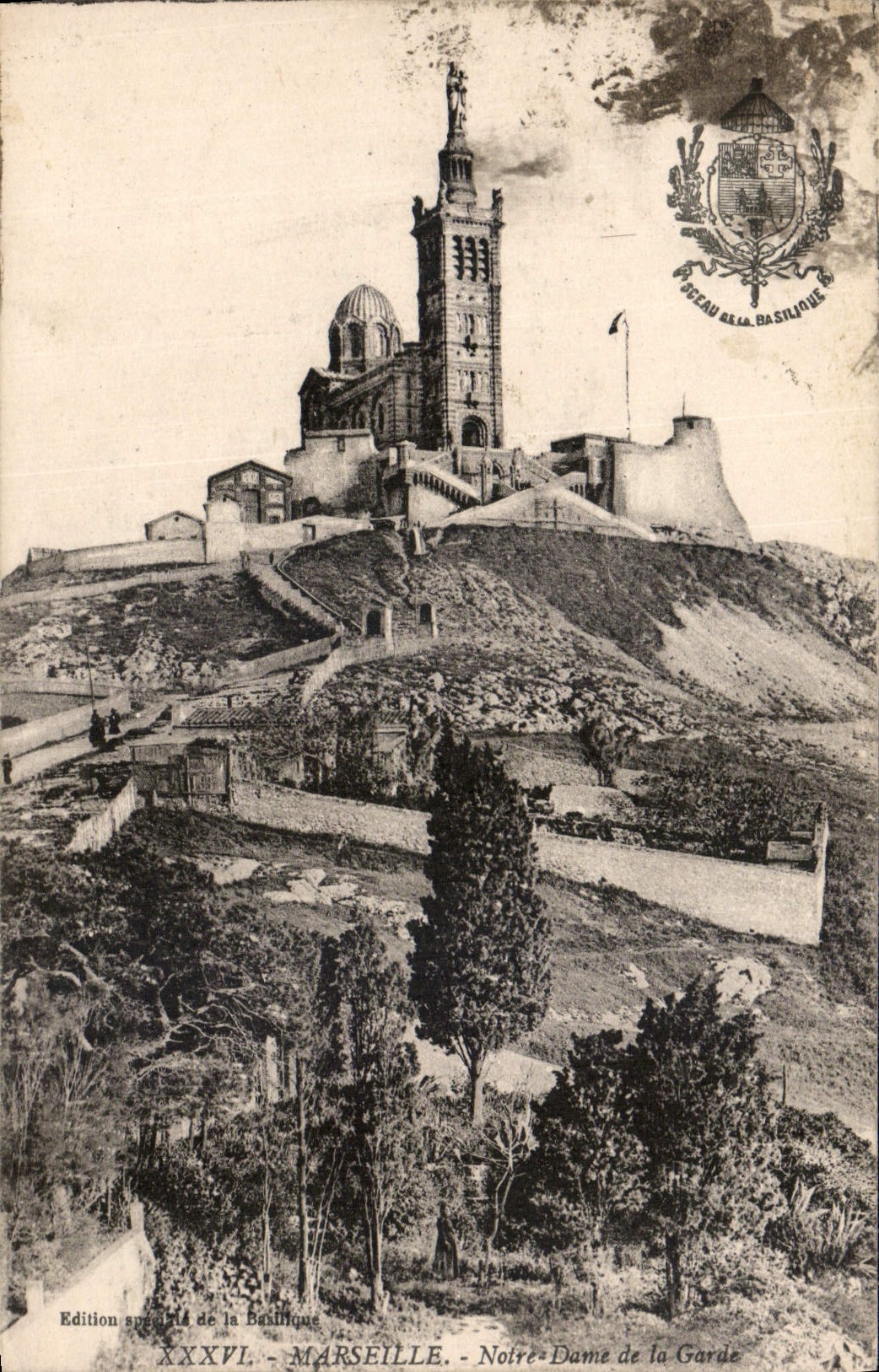 CPA Marseille Notre Dame de la Garde 