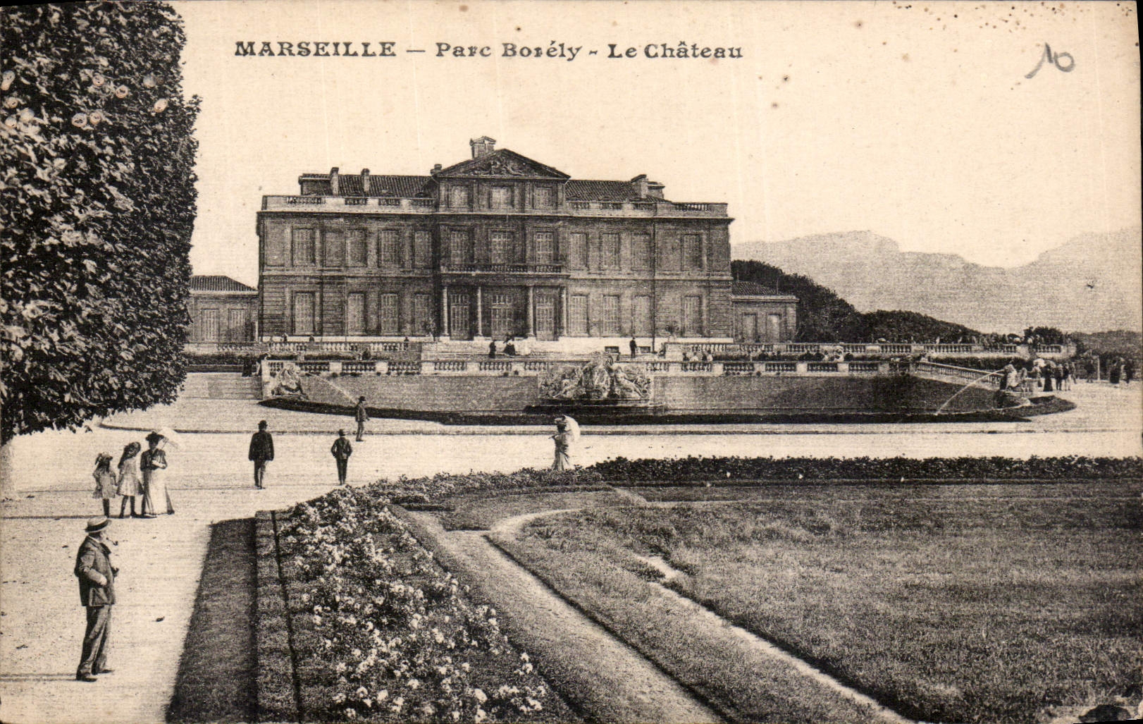 CPA Marseille Parc Borely le Chateau 