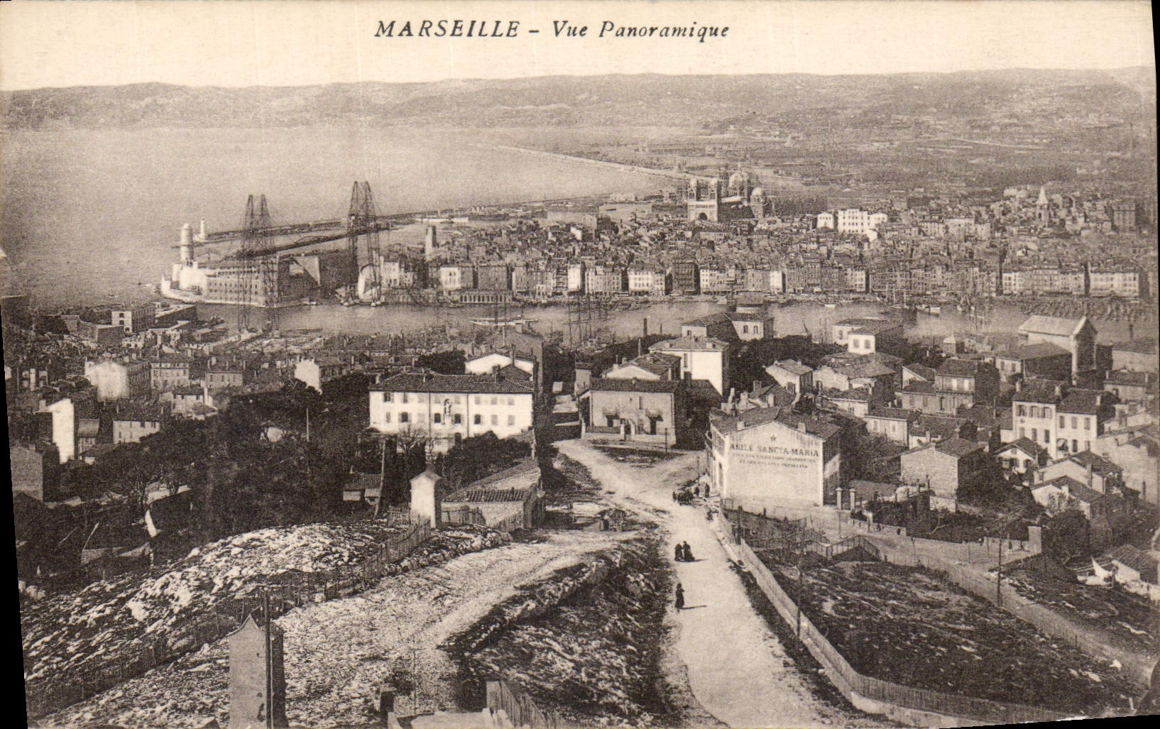 CPA Marseille vue panoramique 