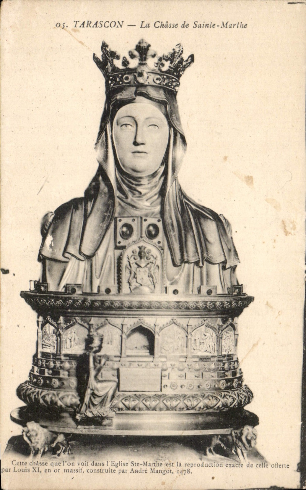 CPA Tarascon la Chasse de Sainte Marthe