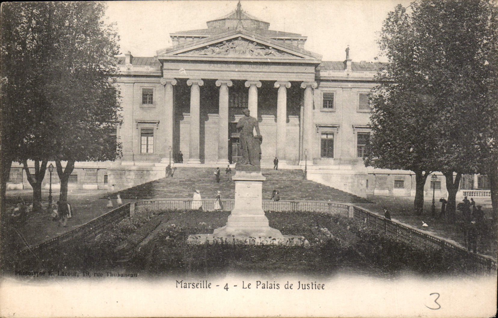 CPA Marseille le Palais de Justice 
