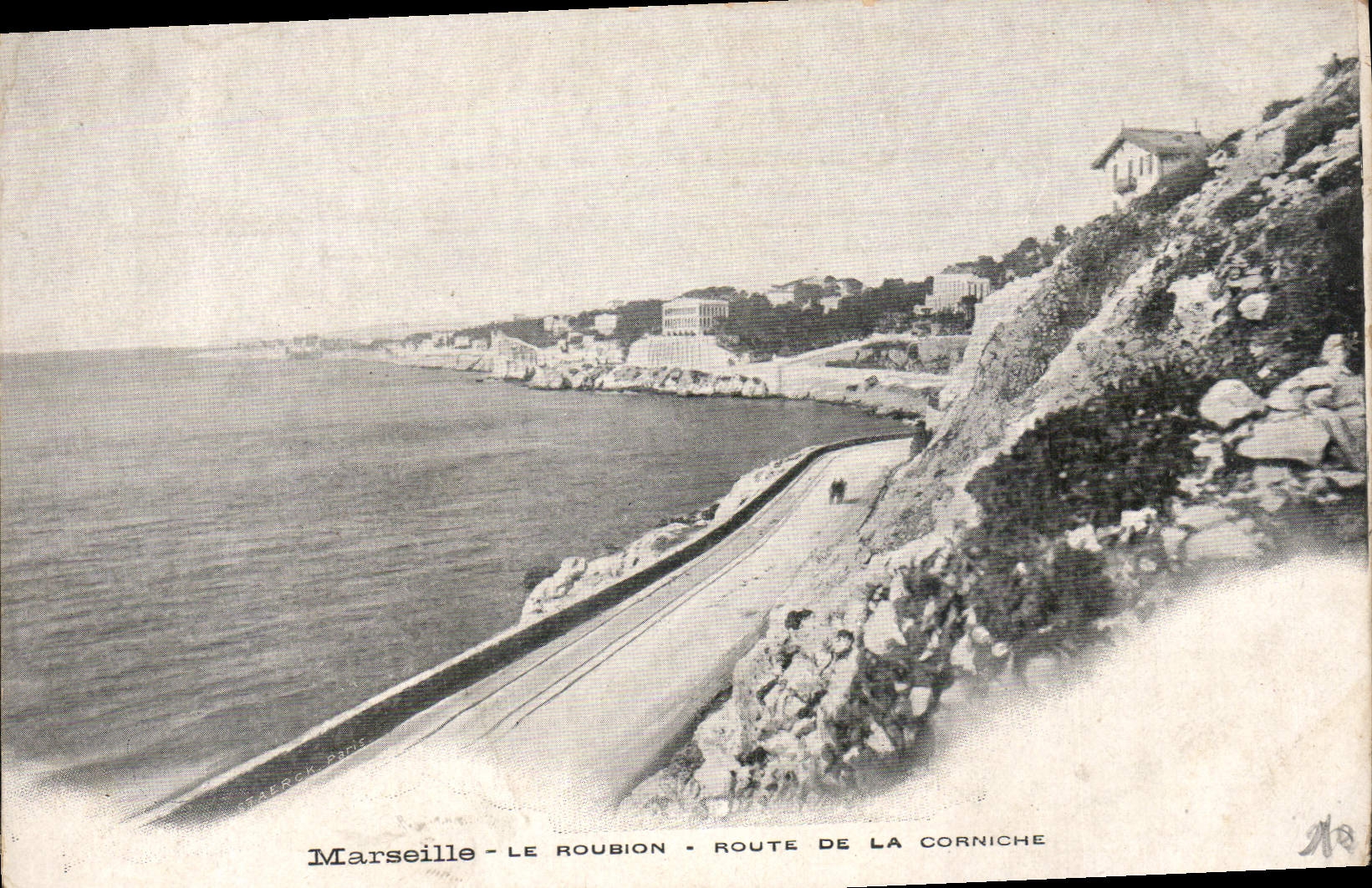 CPA Marseille le Roubion Route de la Corniche