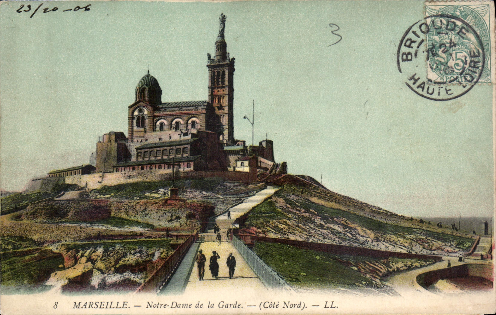 CPA Marseille Notre Dame de la Garde Cote Nord 