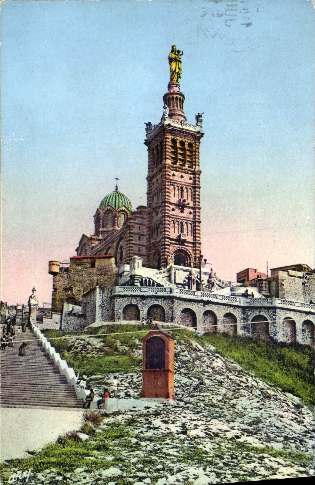 CPA Marseille Basilique de Notre Dame de la Garde 