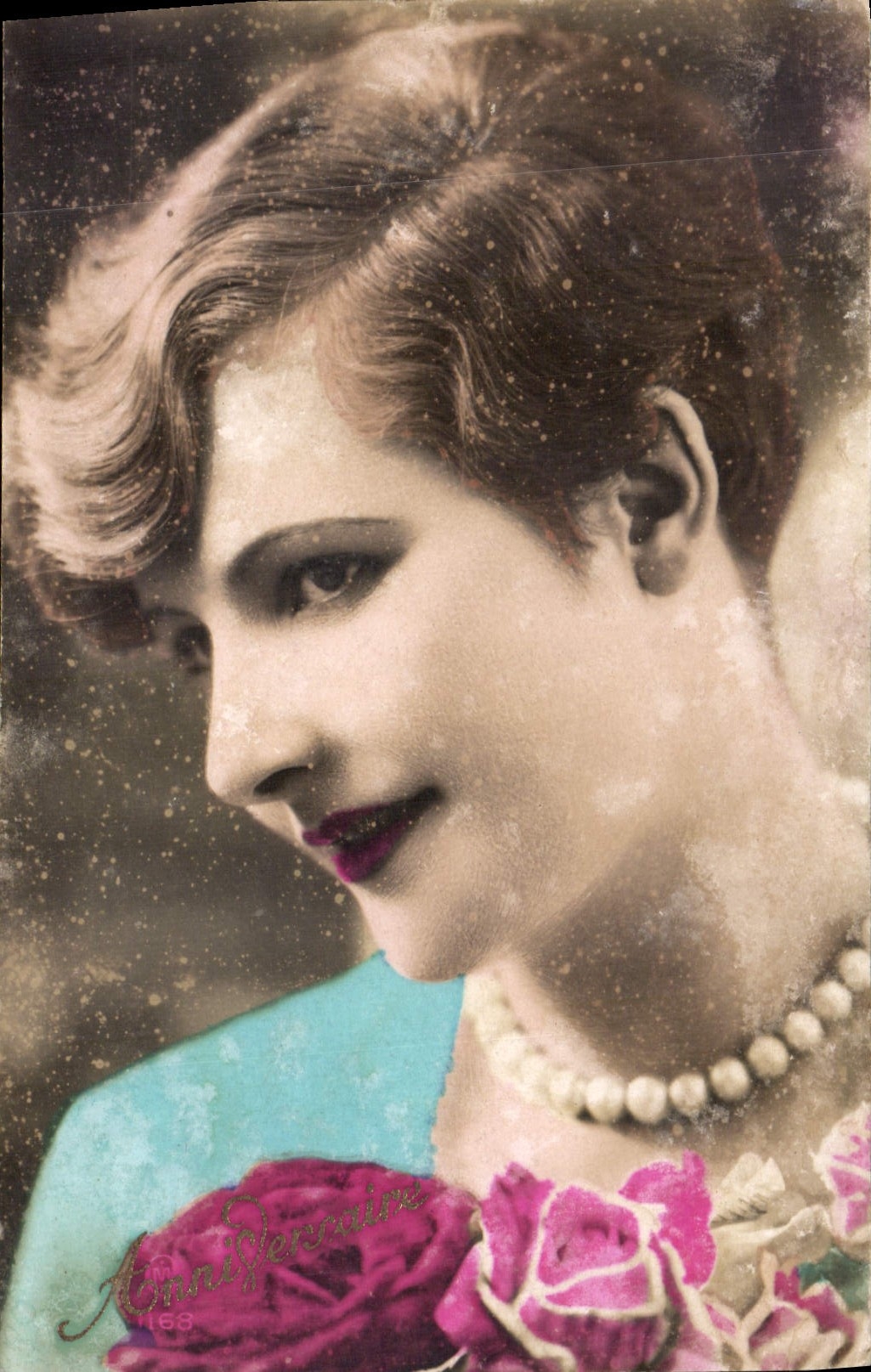 CPA Anniversaire Femme