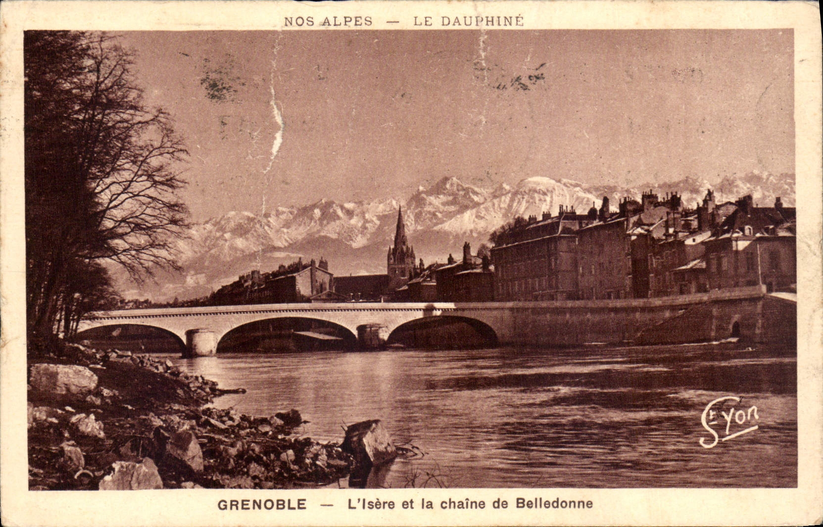 CPA Grenoble l'Isere et la Chaine de Belledonne 