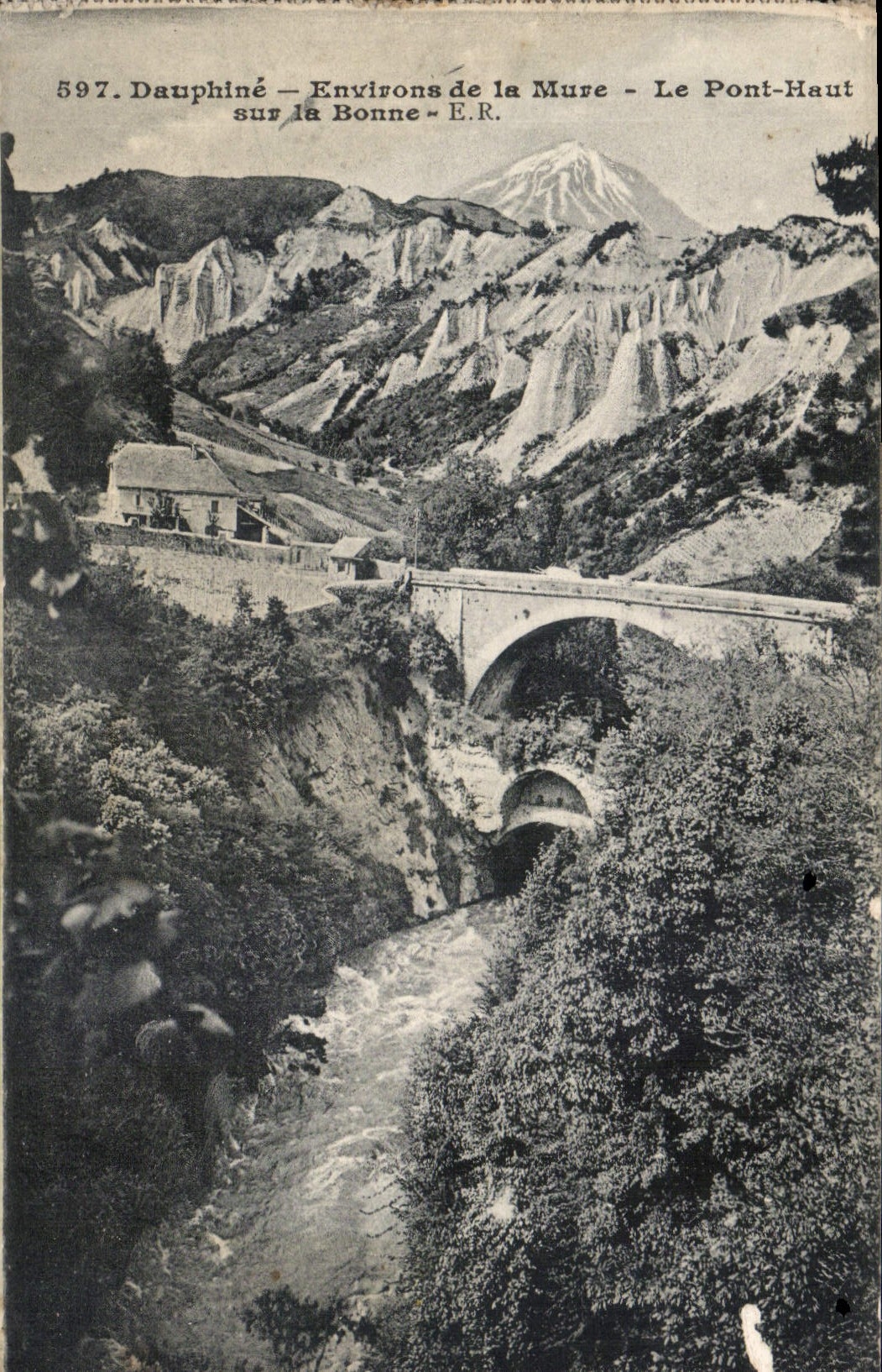 CPA Dauphine Environs de la Mure le Pont Haut sur la Bonne