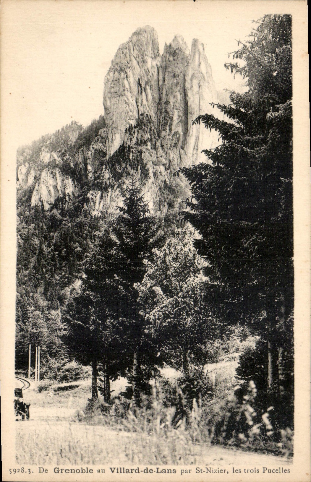 CPA Grenoble au Villard de Lans par St Nizier les Trois Pucelles 