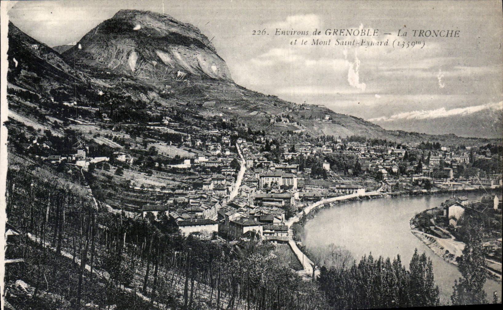CPA Environs de Grenoble la Tronche et le mont Saint Eynard 