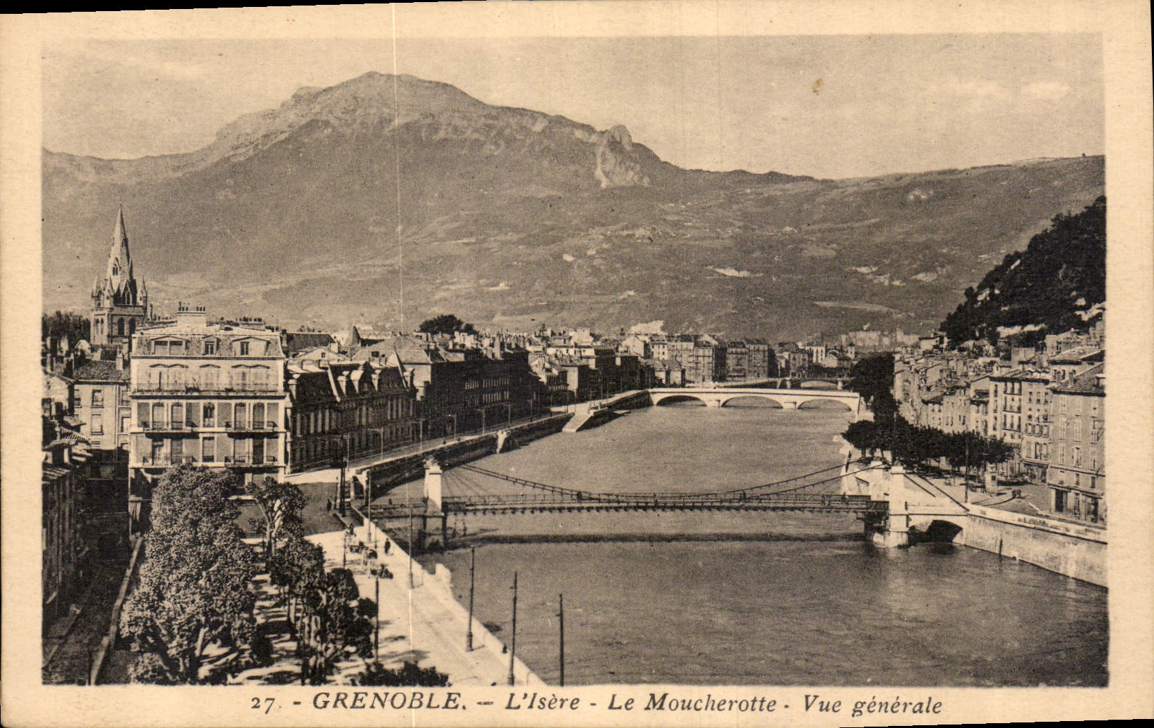 CPA Grenoble l'Isere le Moucherotte vue generale 