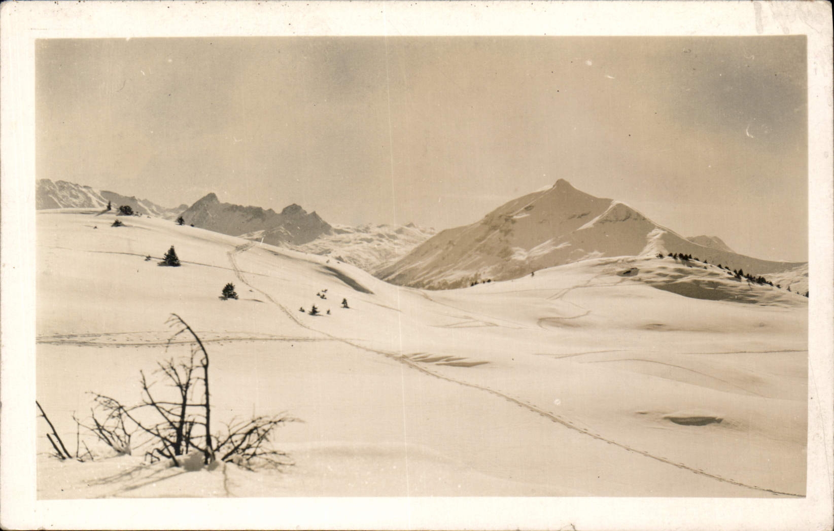 CARTE PHOTO Chalet Hotel Prarion Saint Gervais les Bains