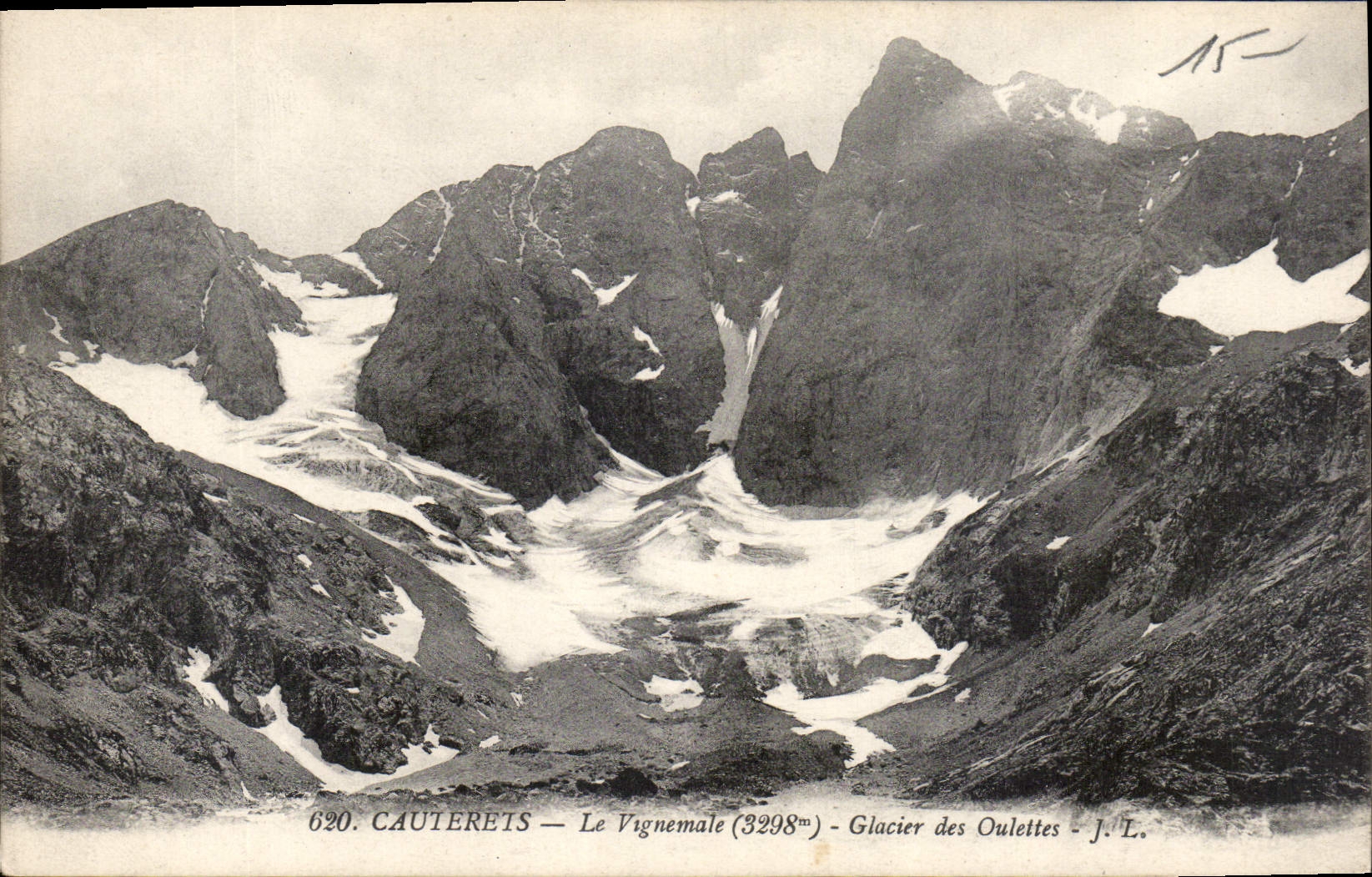 CPA Cauterets le Vignemale Glacier des Oulettes 