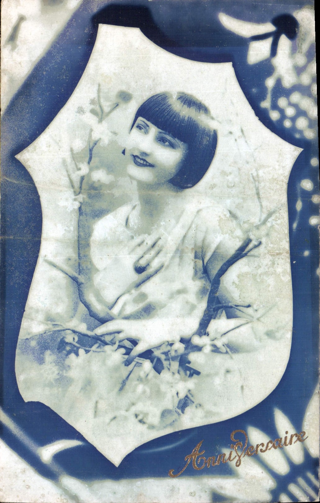 CPA Anniversaire Femme