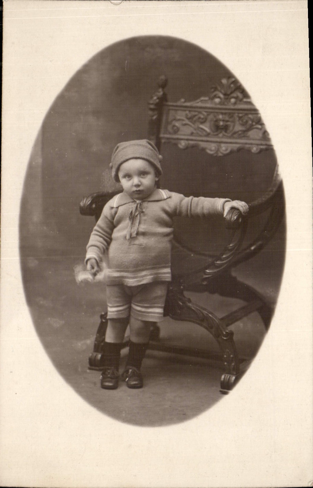 CARTE PHOTO Enfant Bebe