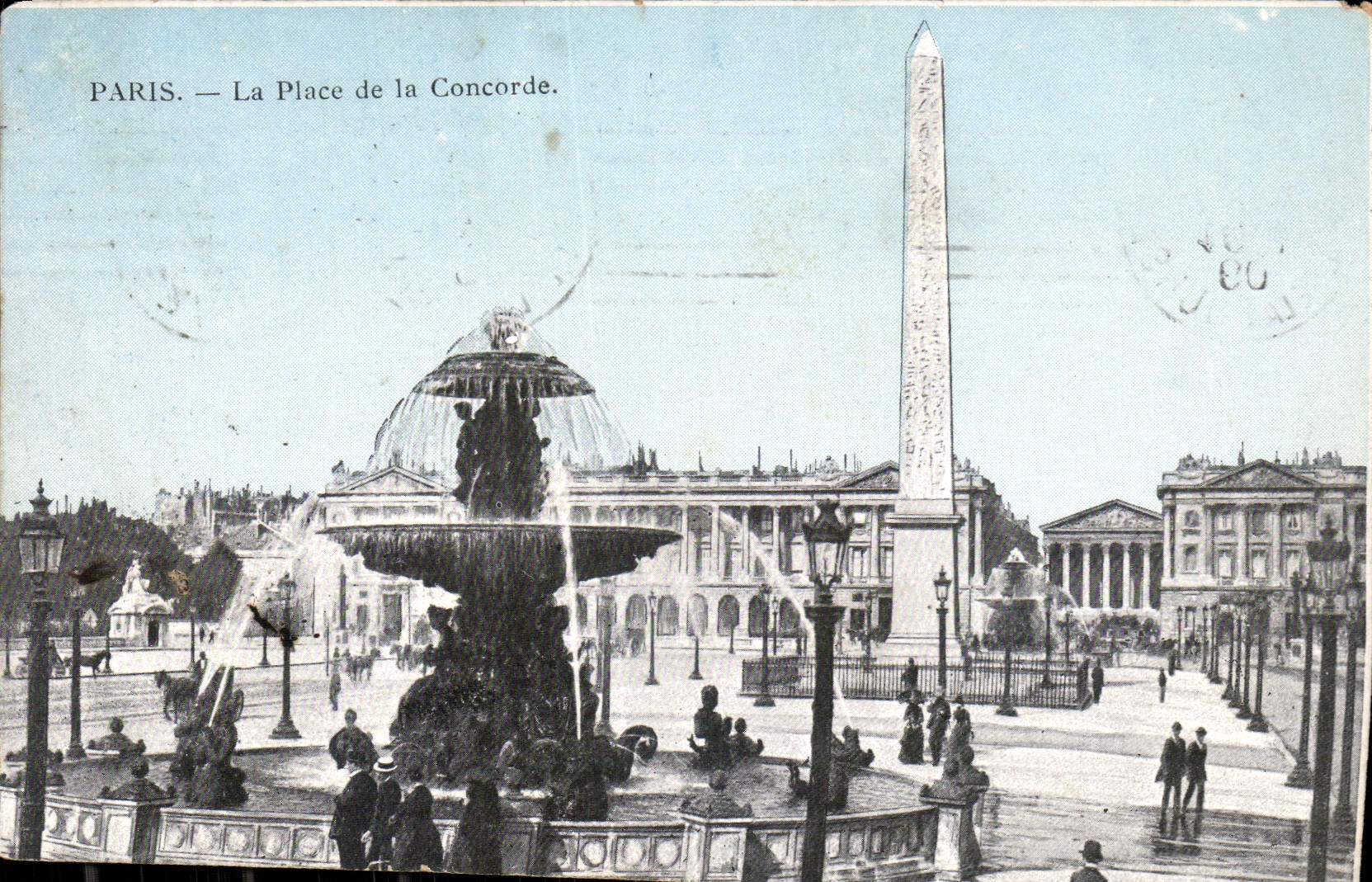 CPA Paris la Place de la Concorde