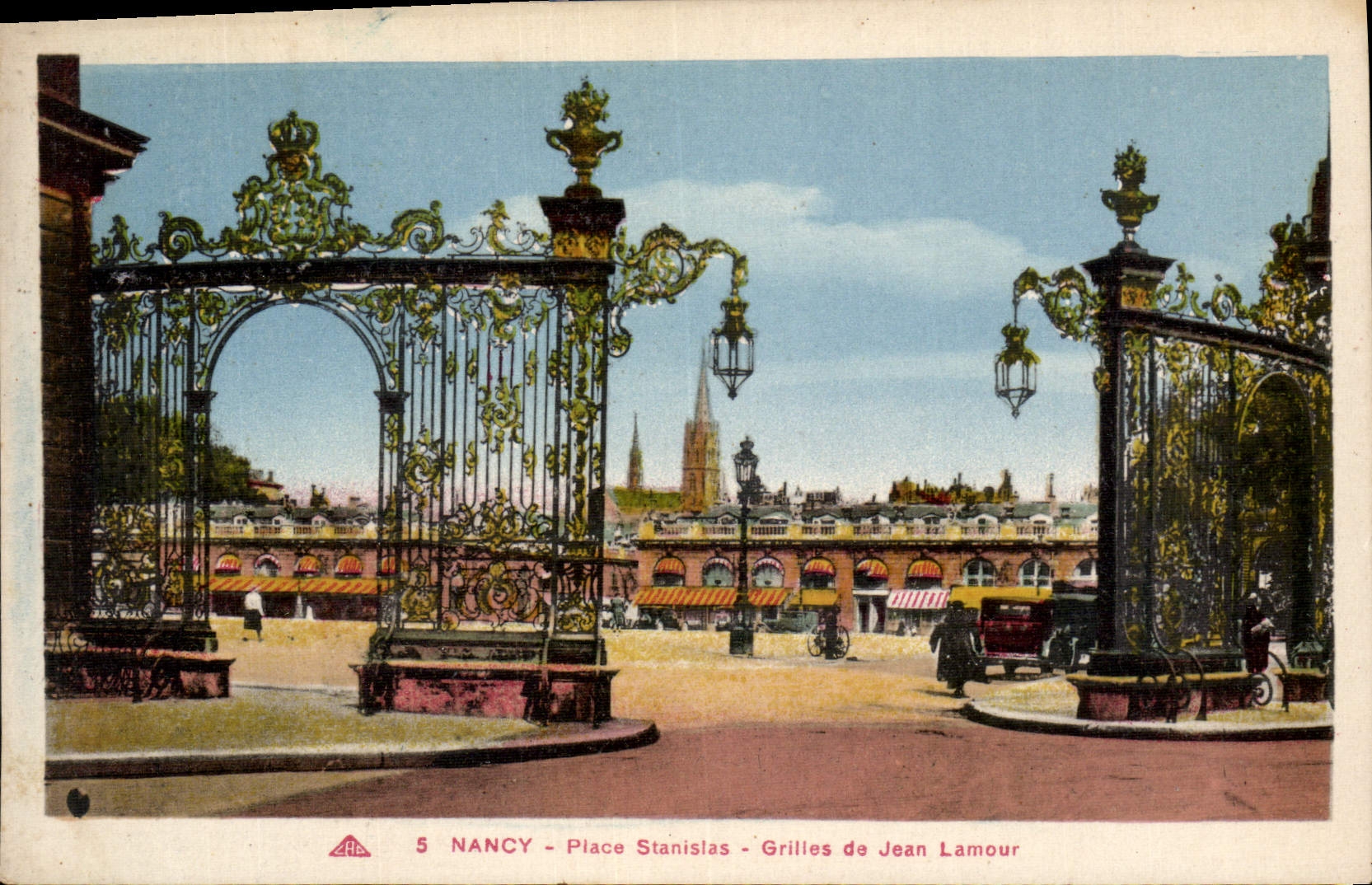 CPA Nancy Place Stanislas Grilles de Jean Lamour 
