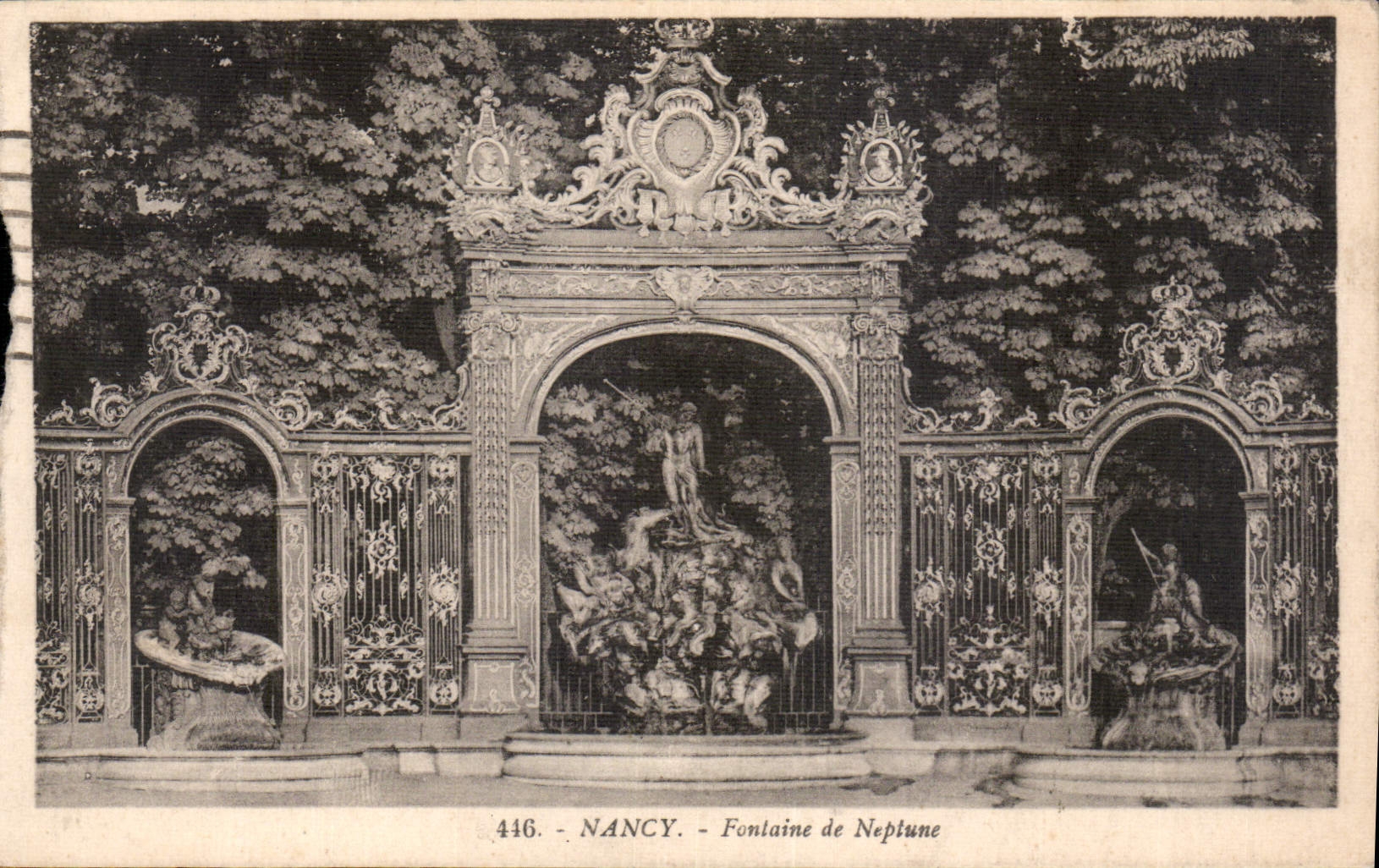 CPA Nancy fontaine de Neptune 