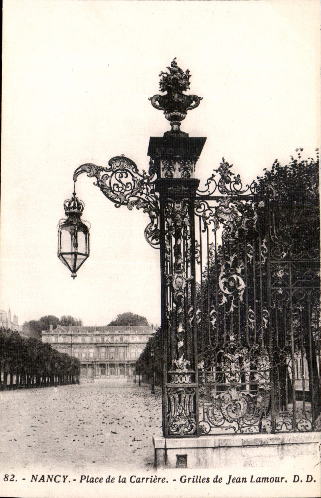 CPA Nancy Place de la Carriere Grilles de Jean Lamour 
