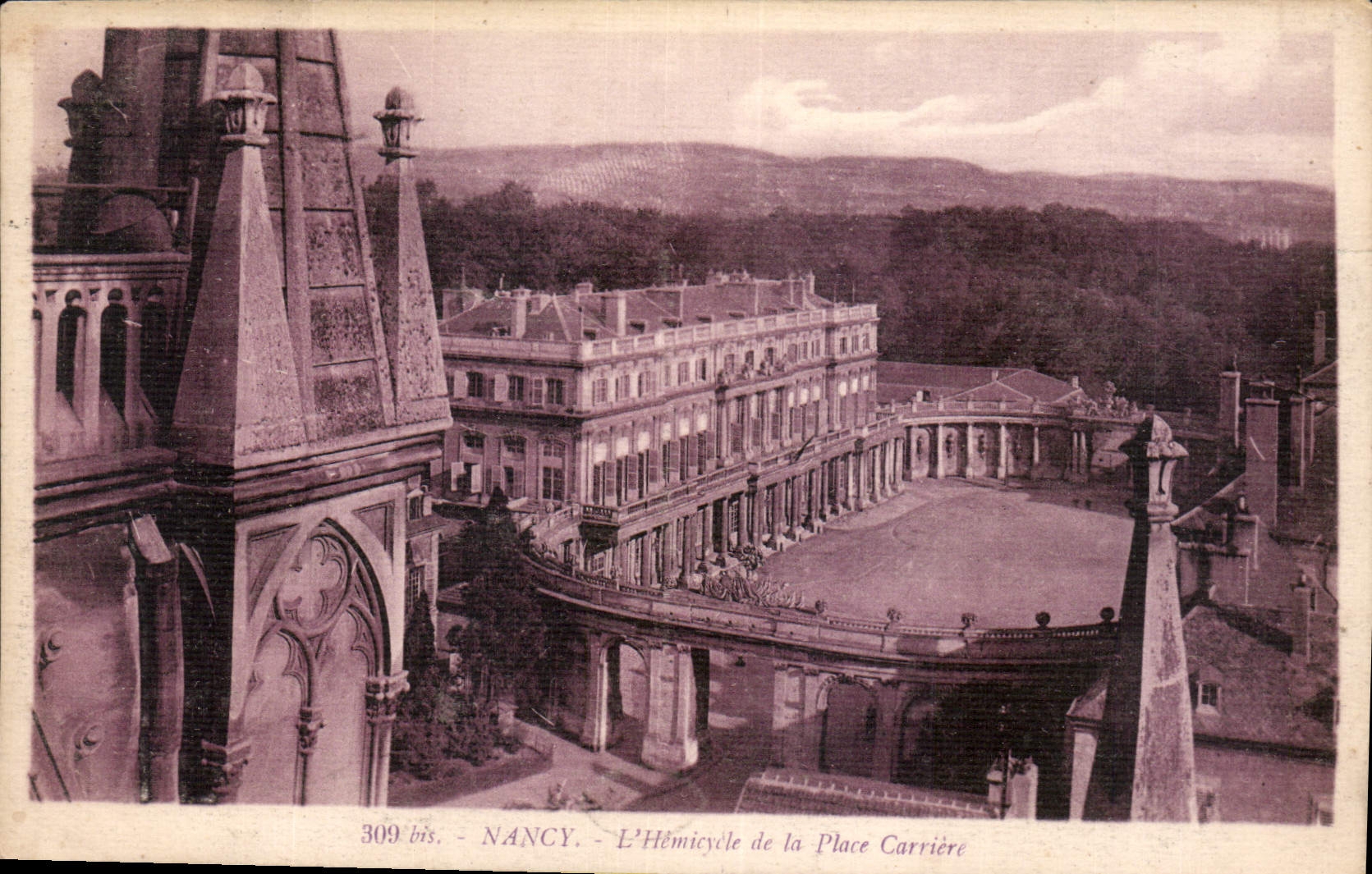 CPA Nancy l'Hemicycle de la Place Carriere 