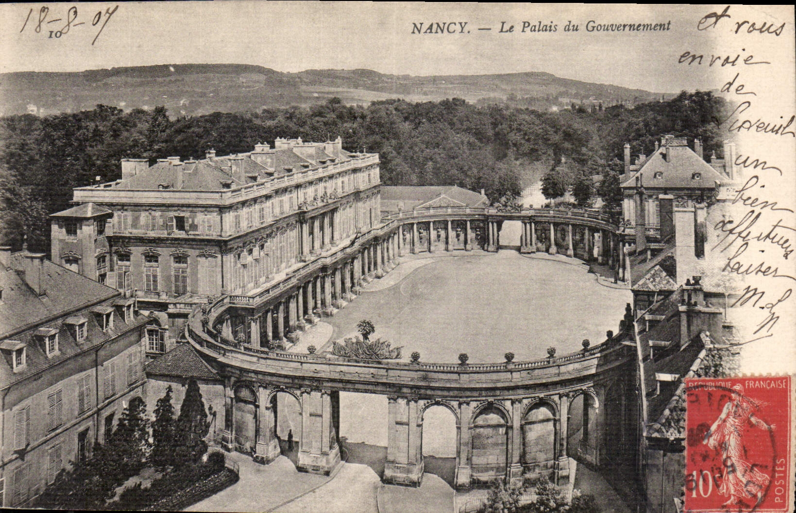CPA Nancy le Palais du Gouvernement 