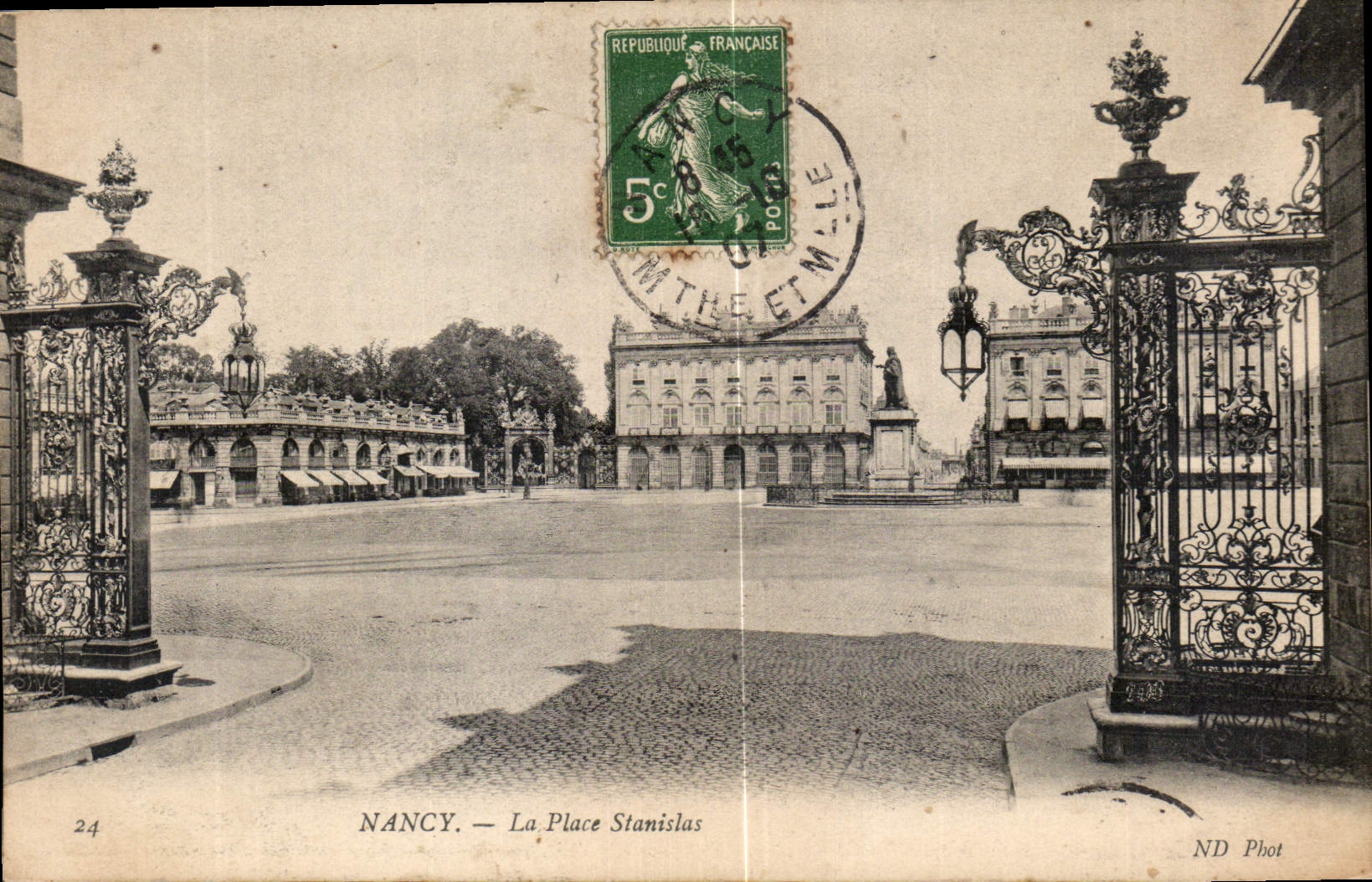 CPA Nancy la Place Stanislas 