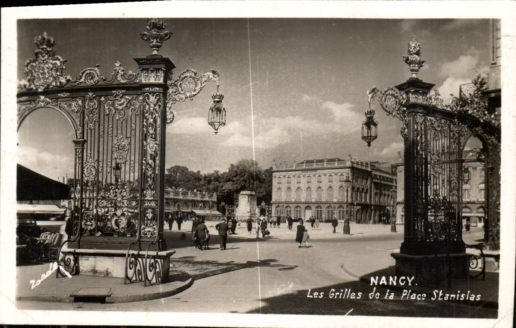CPA Nancy les Grilles de la Place Stanislas 