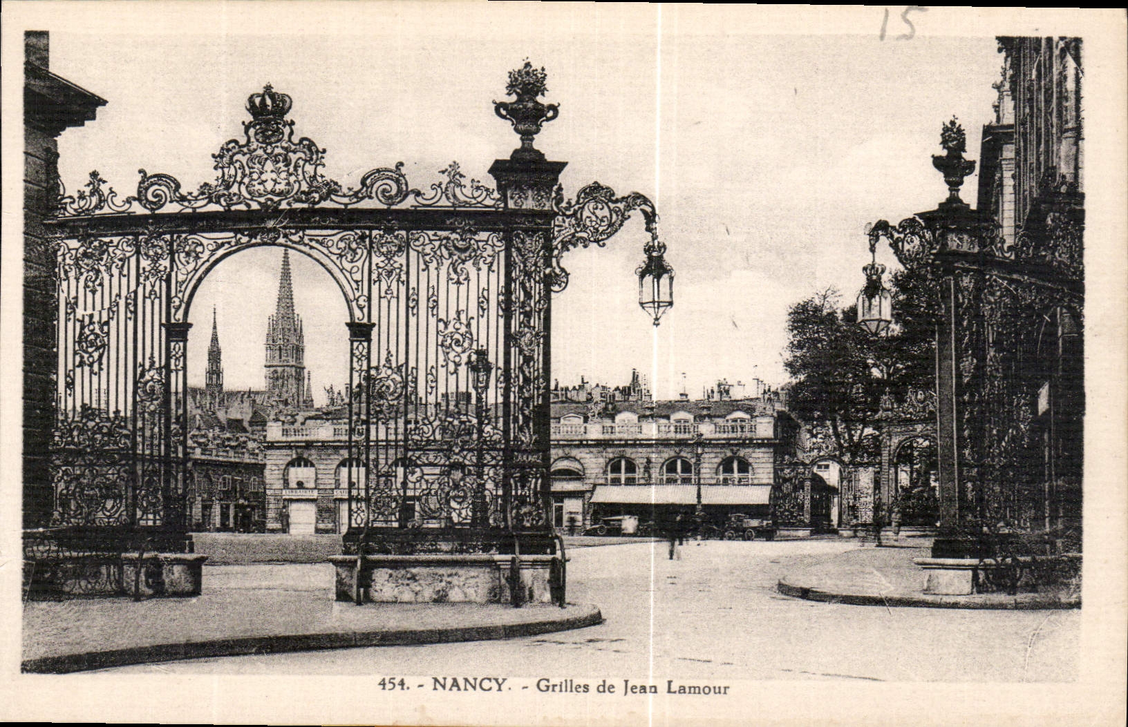 CPA Nancy Grilles de Jean Lamour 