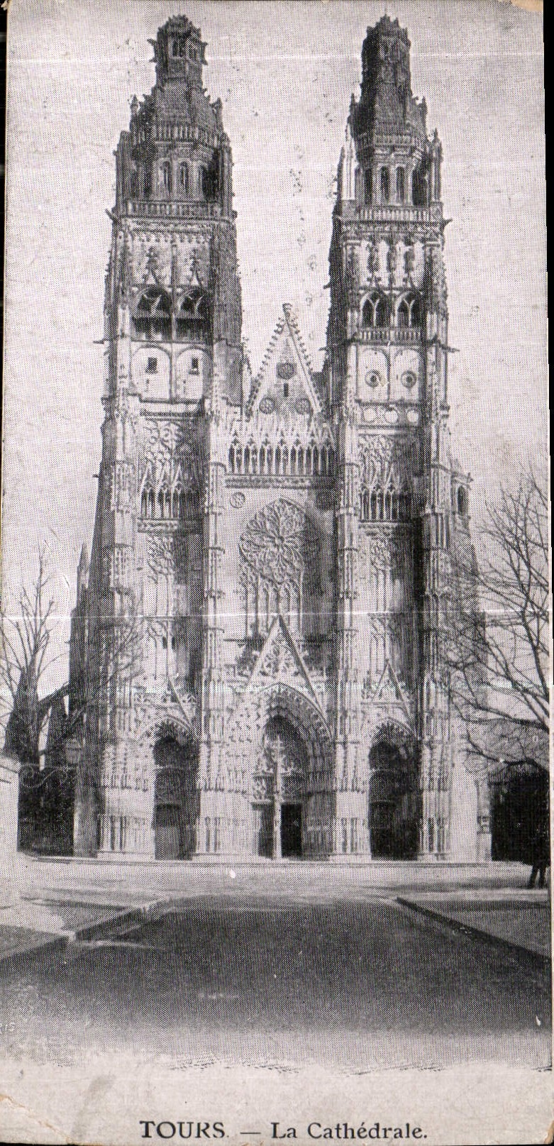 CPA Tours la Cathedrale 