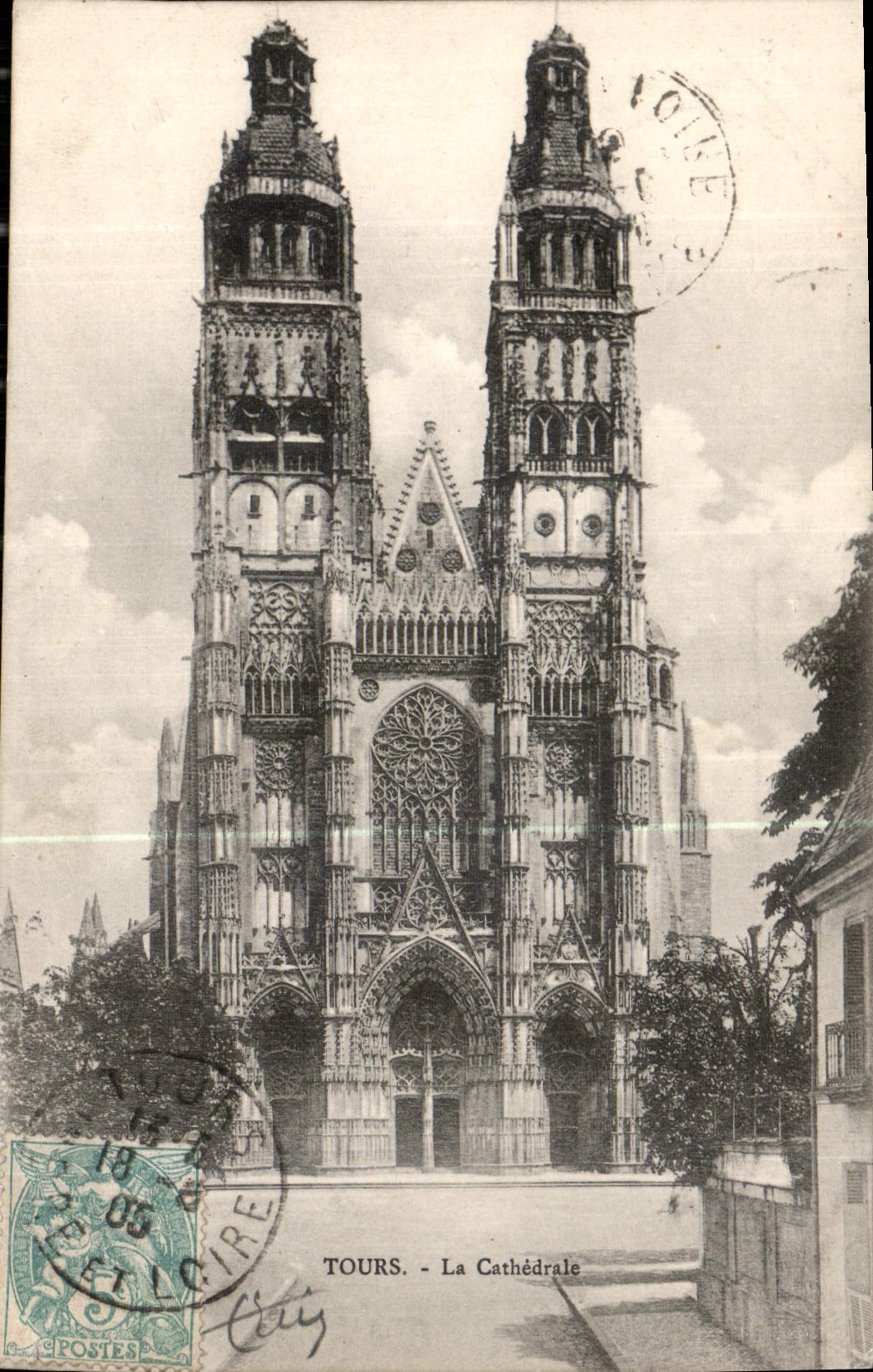 CPA Tours la Cathedrale 