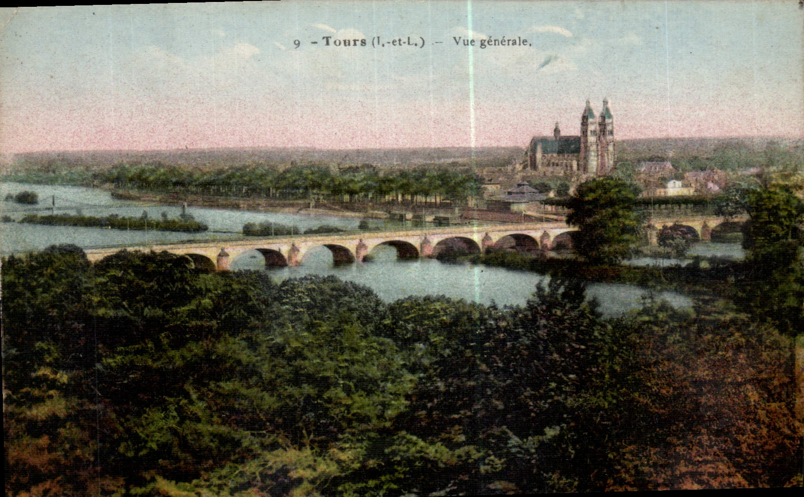 CPA Tours I et L vue generale 