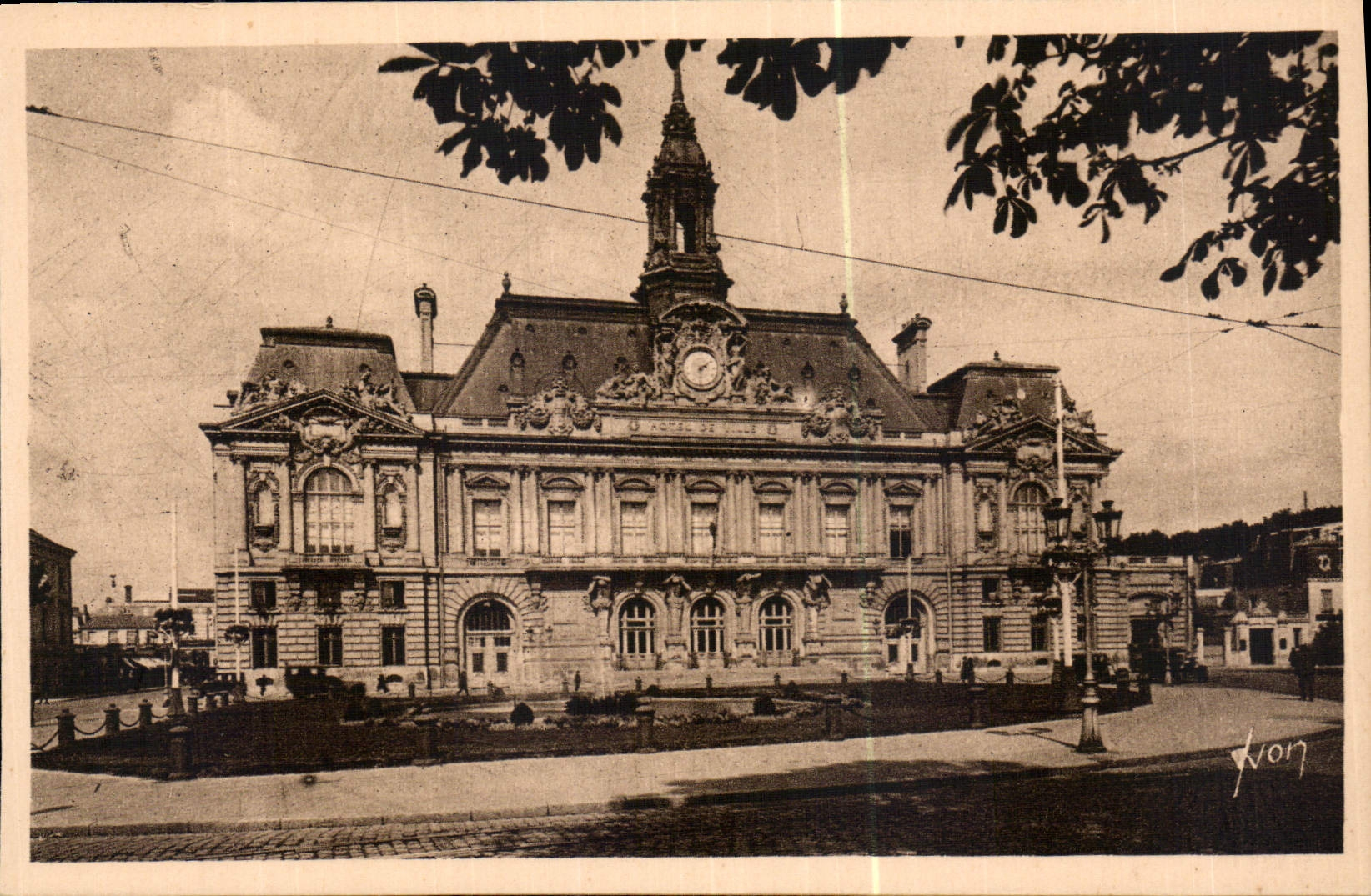 CPA Tours Indre et Loire l'Hotel de Ville 