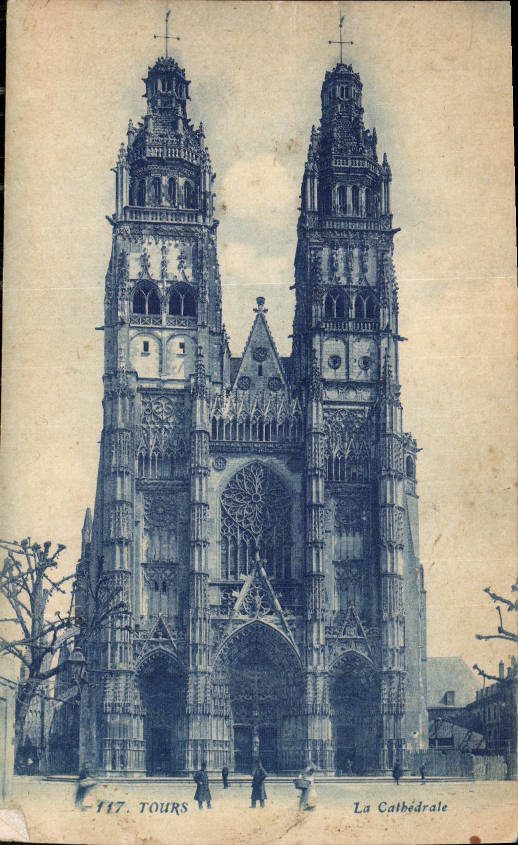 CPA Tours la Cathedrale 