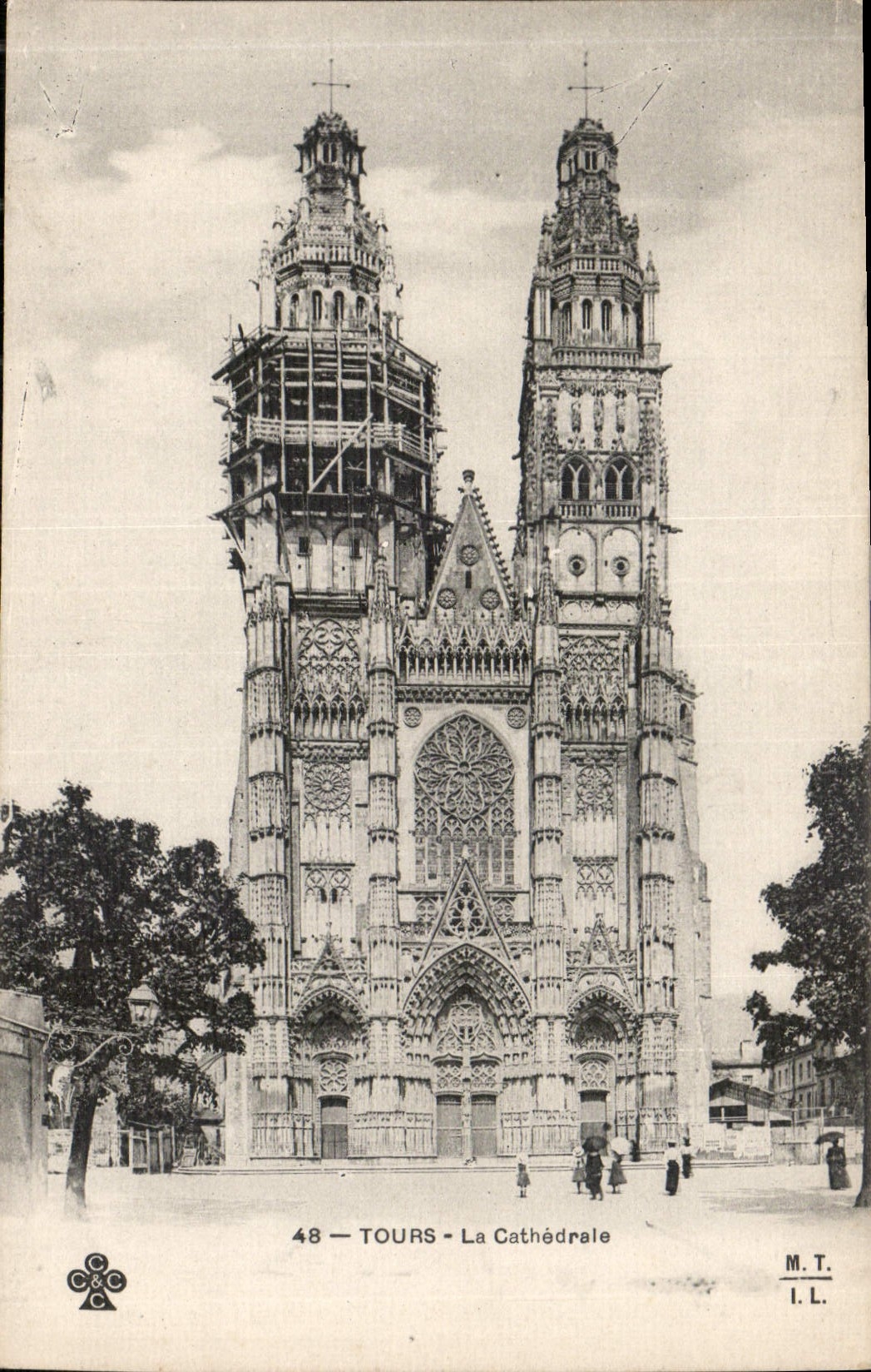 CPA Tours la Cathedrale 