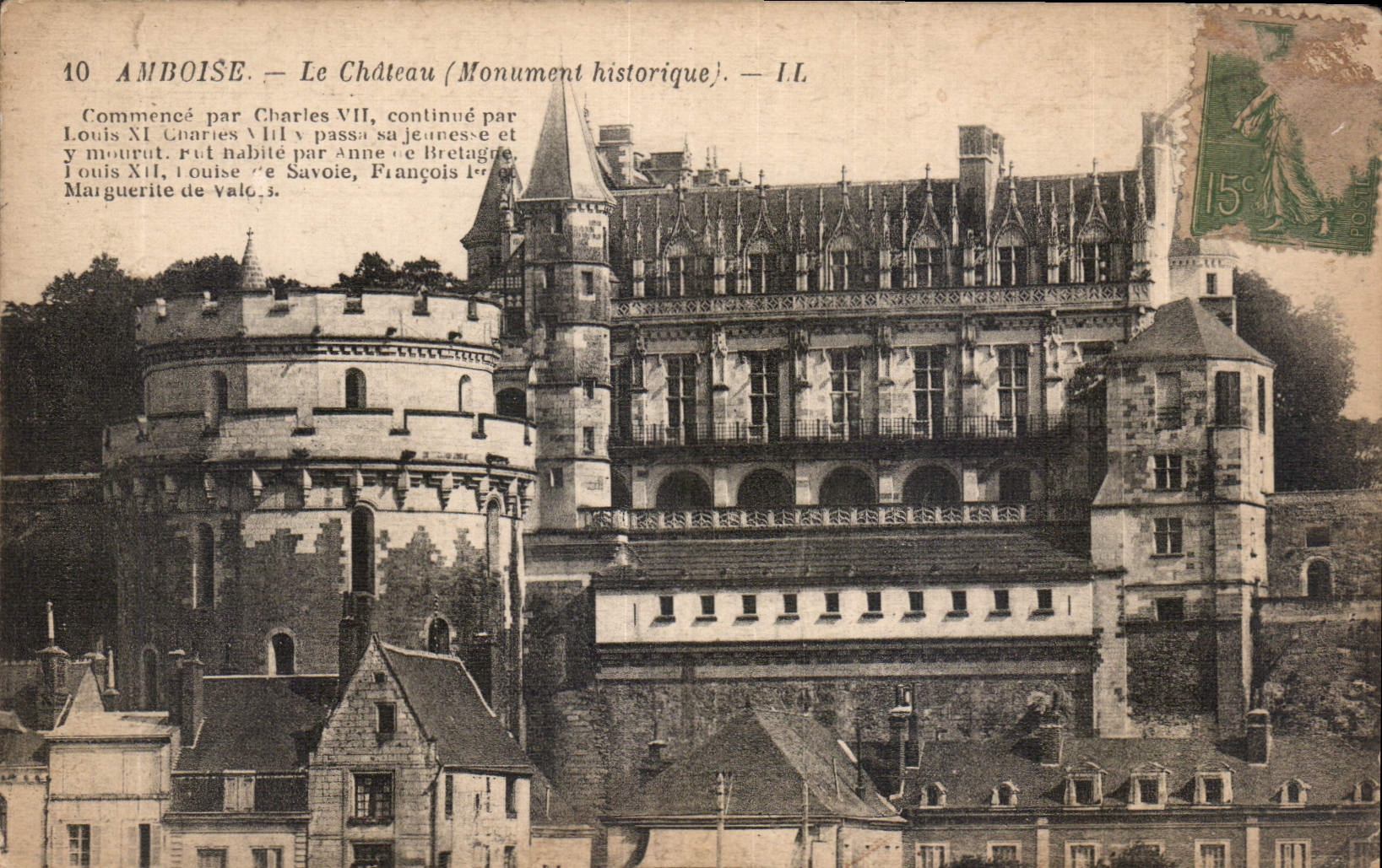 CPA Amboise le Chateau Monument historique