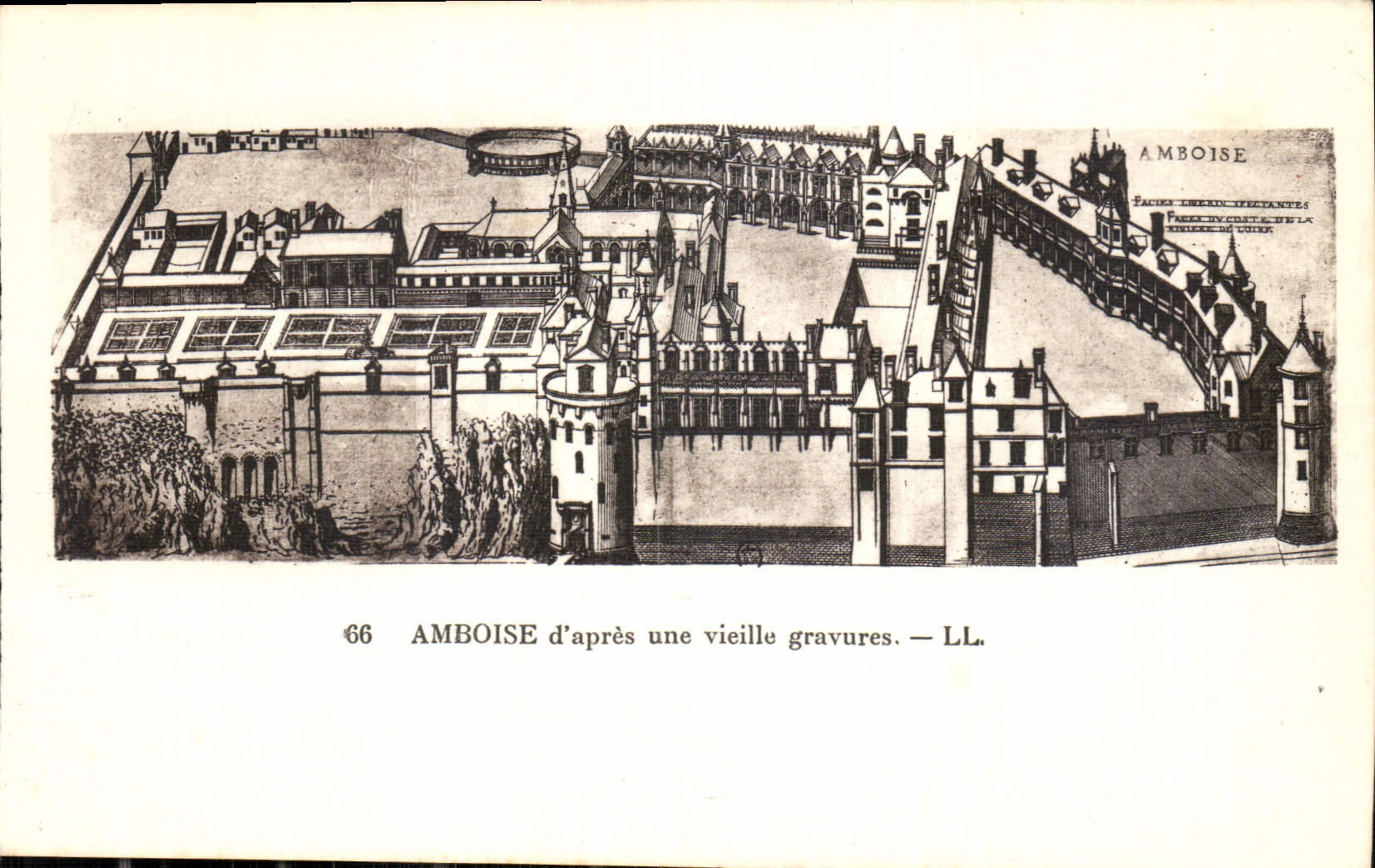 CPA Amboise d'apres une vieille gravures