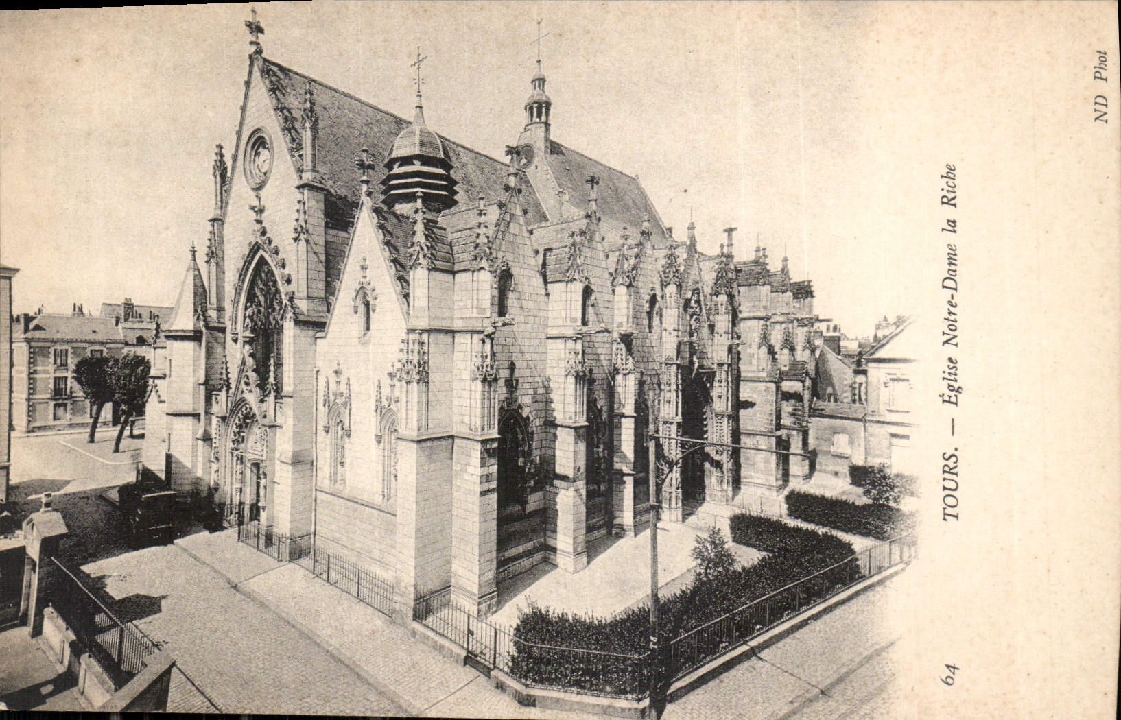 CPA Tours Eglise Notre Dame la Riche 