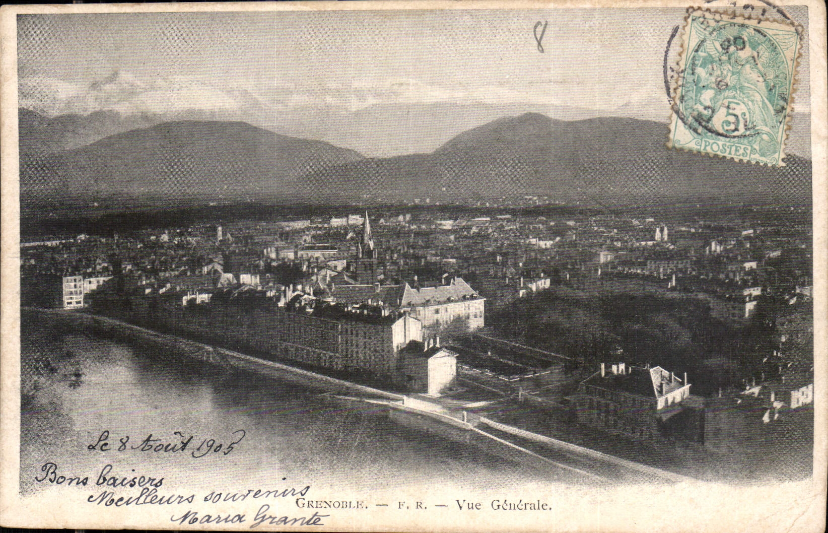 CPA Grenoble vue generale 