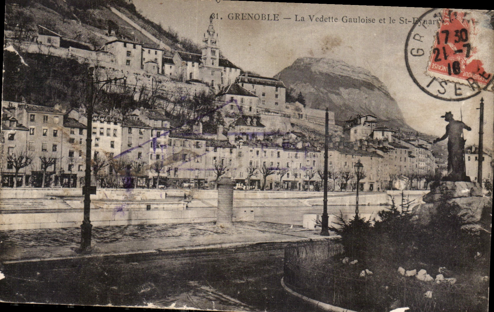CPA Grenoble la vendette Gauloise et le St Eynard 