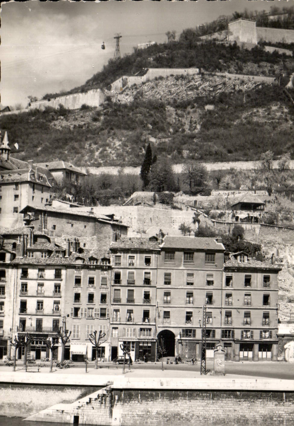 CPA Grenoble Isere Quai Xavier Jouvin et fort Rabot 