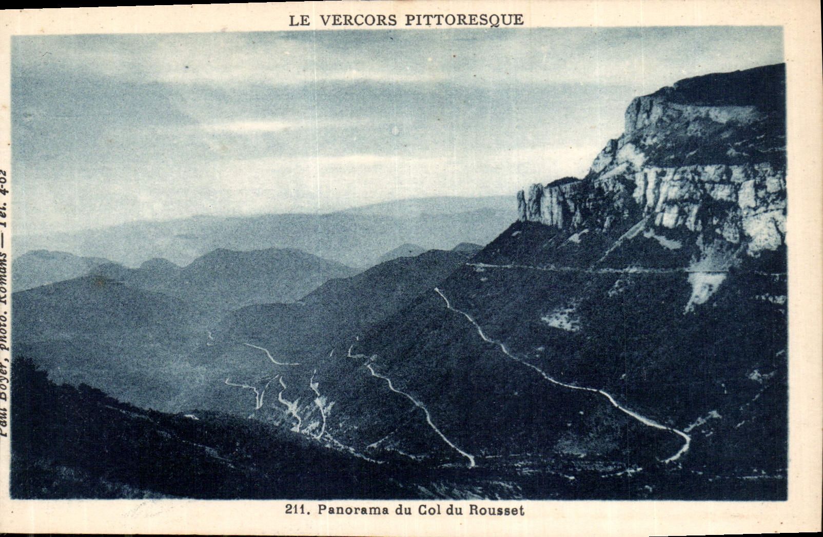 CPA Le Vercors pittoresque Panorama du col du Rousset