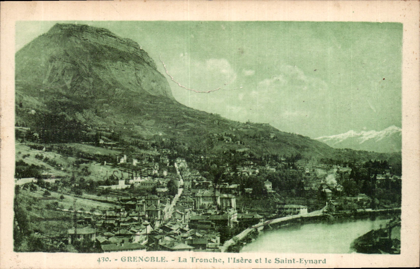 CPA Grenoble la Tronche l'Isere et le Saint Eynard 