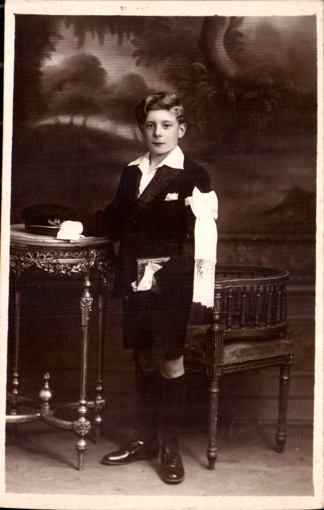 CARTE PHOTO Enfant Garcon