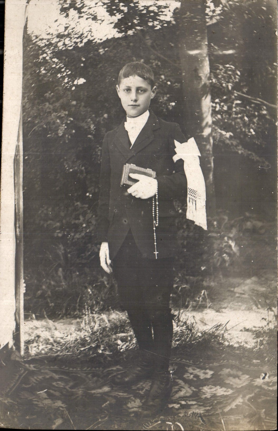 CARTE PHOTO Enfant Communiant