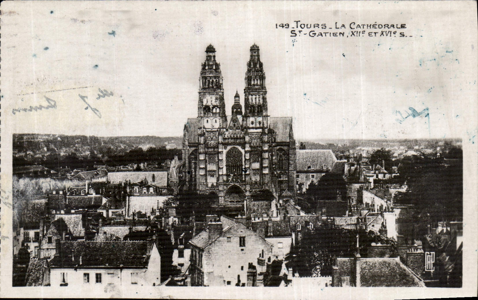 CPA Tours La Cathedrale St Gatien 