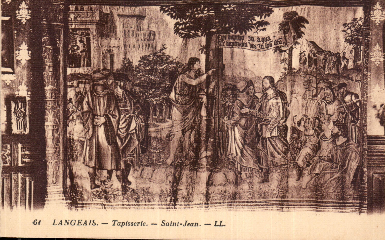 CPA Langeais Tapisserie Saint Jean 