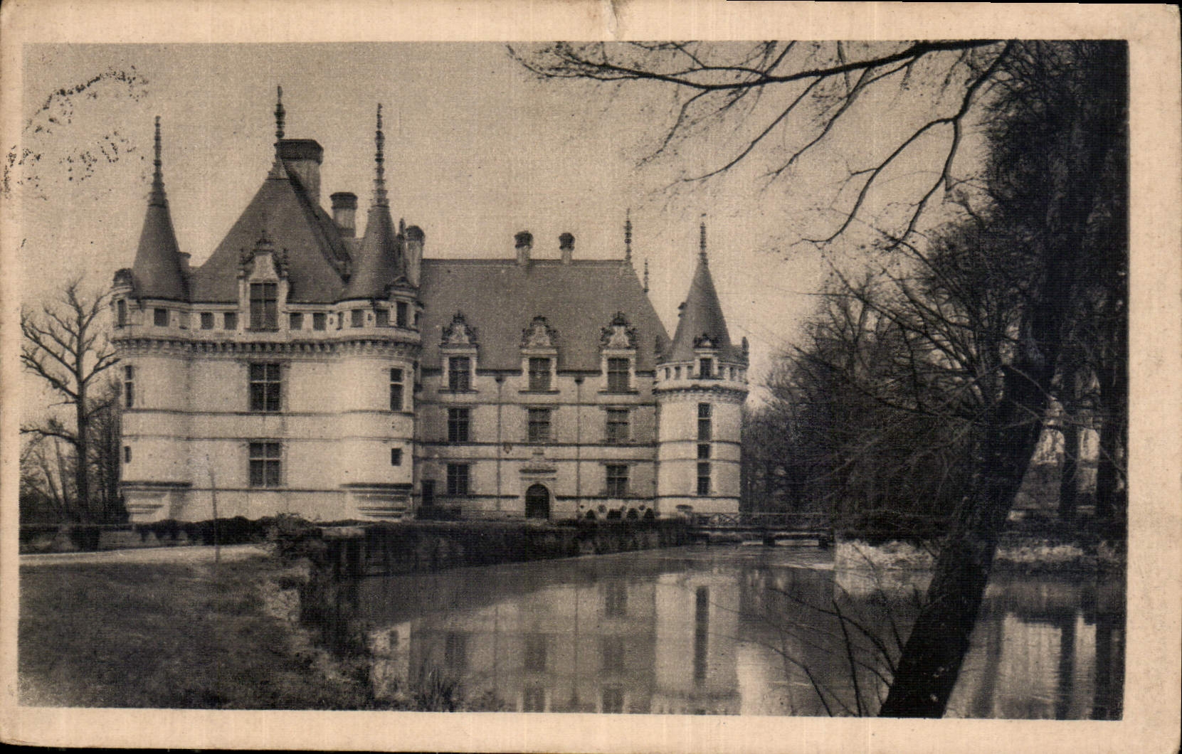 CPA Chateau d'Azay le Rideau 